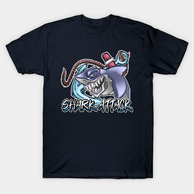 Shark Attack T-Shirt by dnlribeiro88